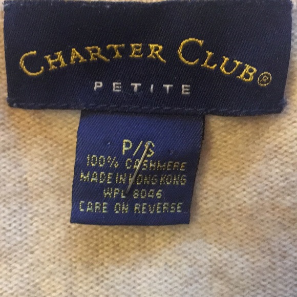 Charter club 100% cashmere p/s tan long sleeve. - Picture 3 of 10